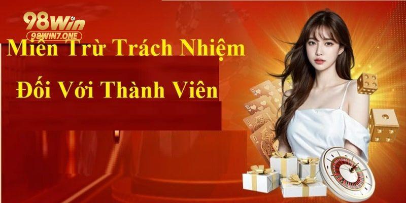 Chính sách 98WIN miễn trừ trách nhiệm cho nhà cái